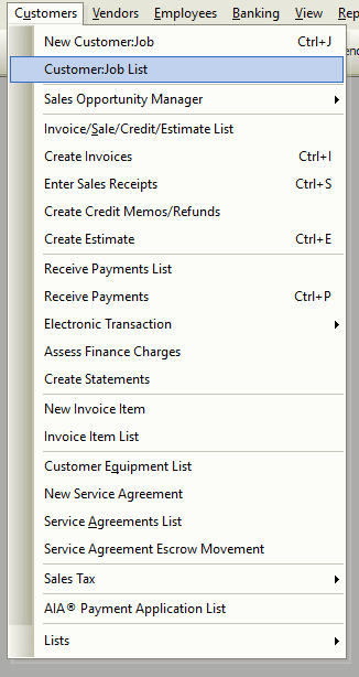 Customer:Job List File Path