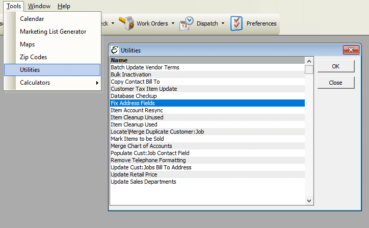Fix Address Fields File Path