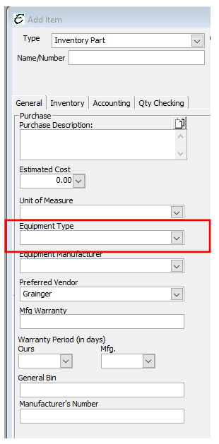 Inventory Part