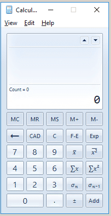 Statistics Calculator