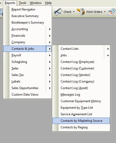 Contacts by Marketing Source File Path