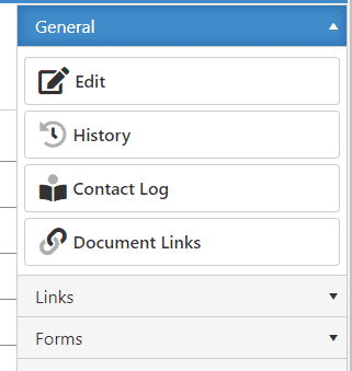 General Tab - Hamburger Menu