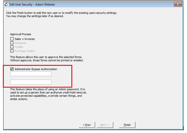 Administrator Bypass Authorization Form