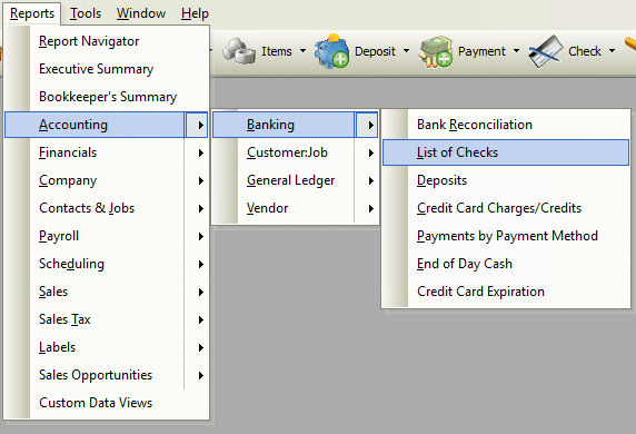 List of Check Report File Path