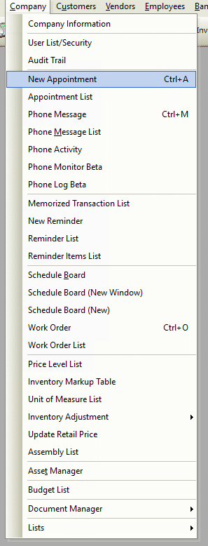 New Appointment File Path
