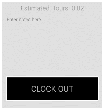 Time Tracker Plus - Log Screen